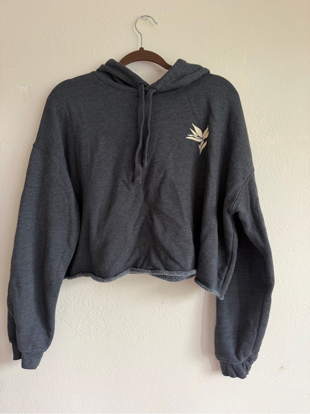 Kaua’i Juice Co Charcoal Cropped Hoodie
